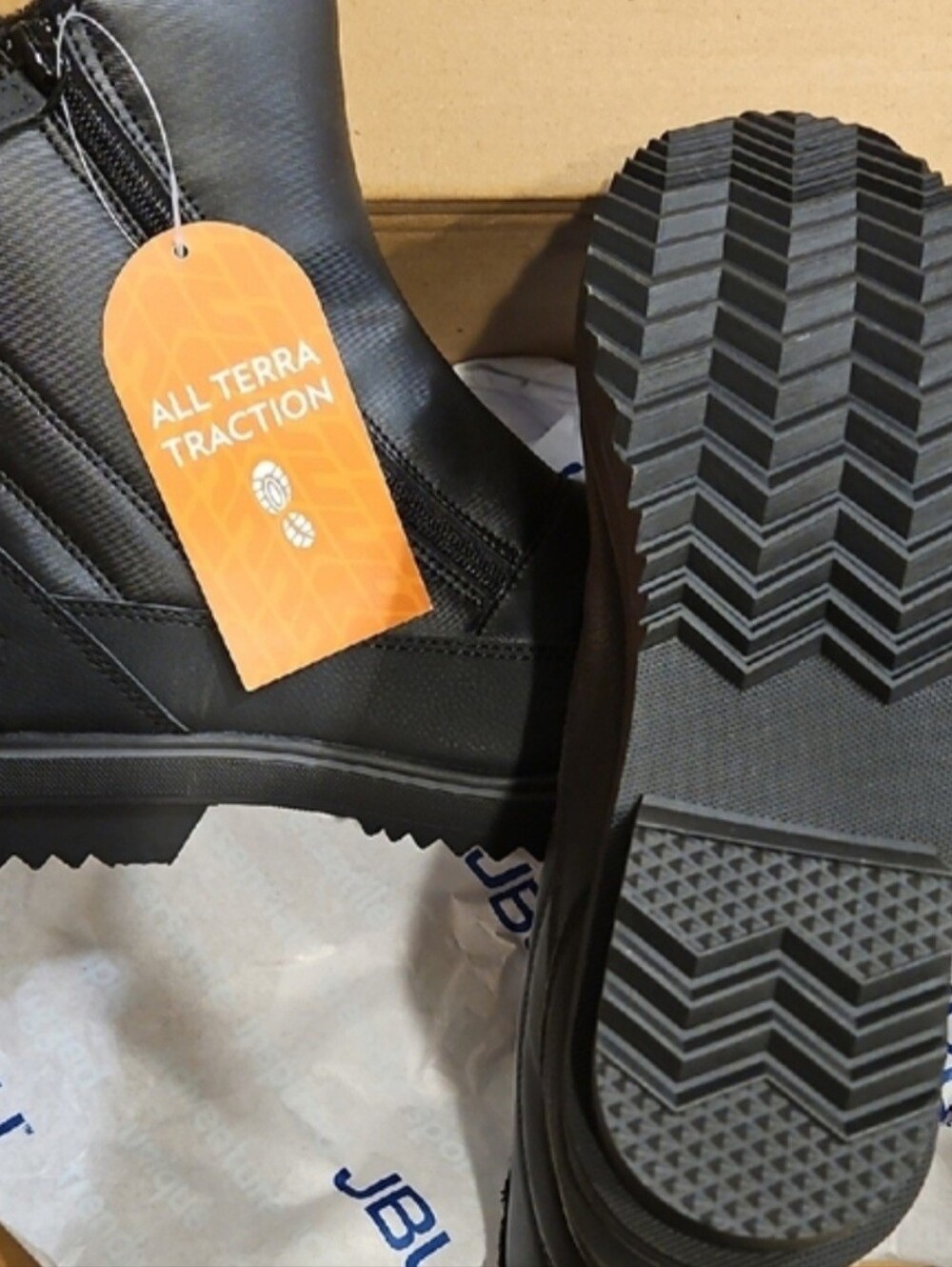 All-Terrain Black Men's Boots - Unbranded